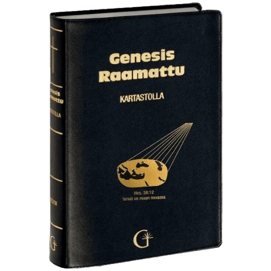 Genesis Raamattu Kartastolla (2. painos, musta rouhenahka)